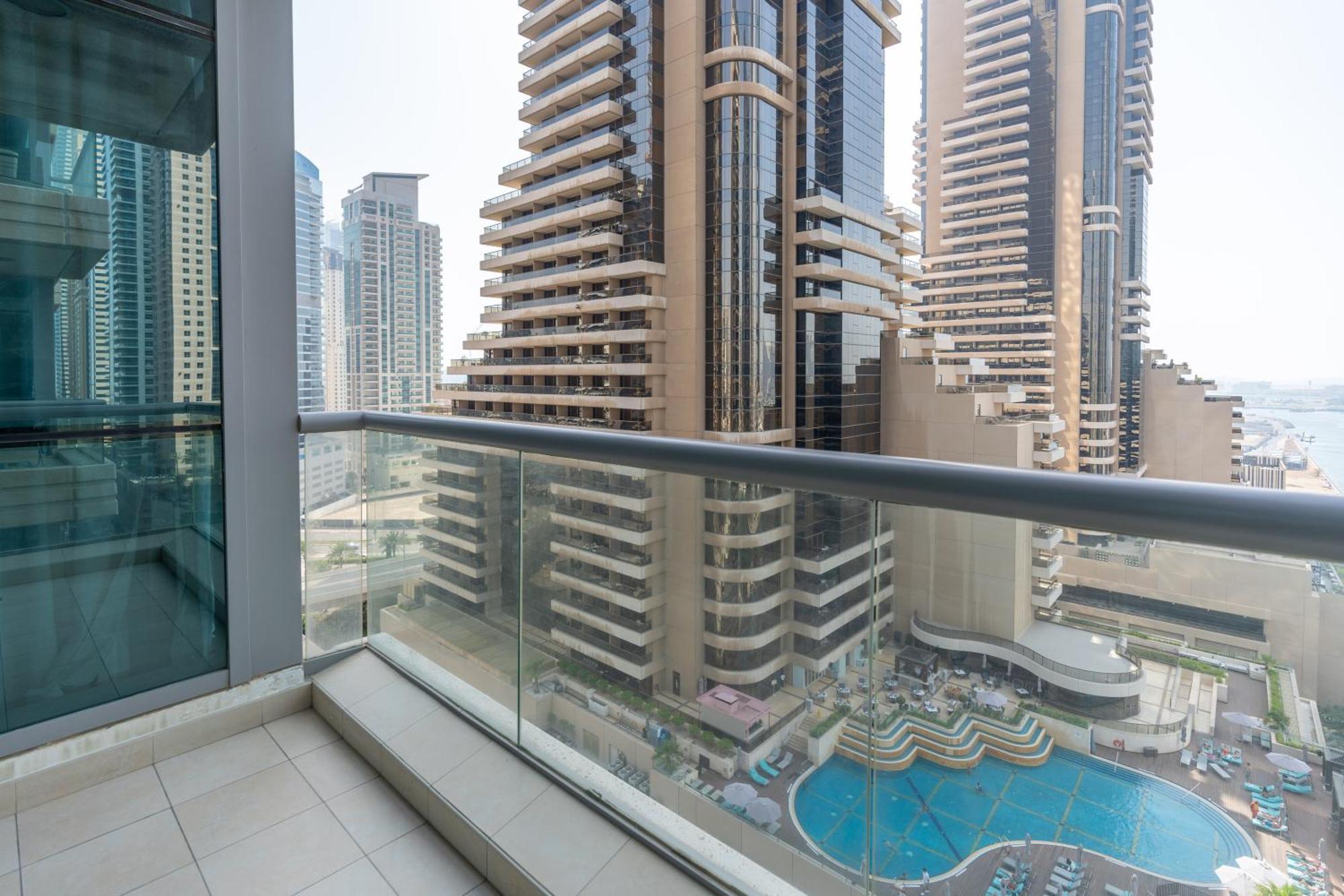 شقة Vacay Lettings -2 Bed Iris Blue Dubai Marina المظهر الخارجي الصورة