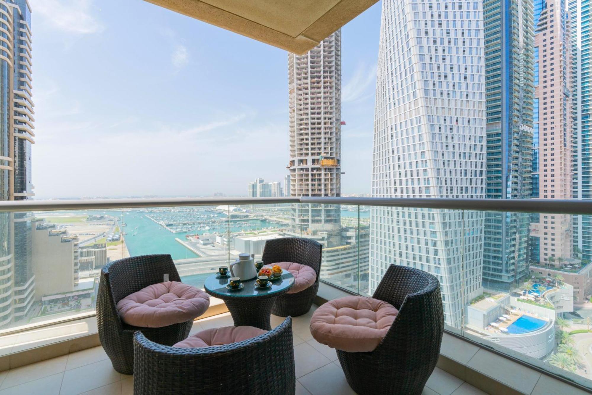 شقة Vacay Lettings -2 Bed Iris Blue Dubai Marina المظهر الخارجي الصورة