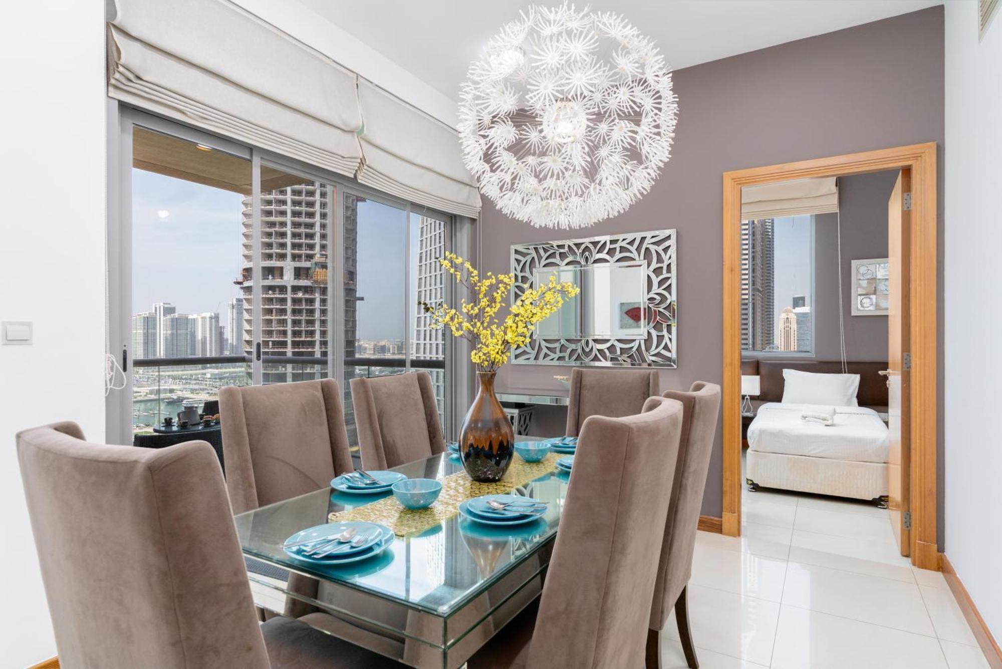 شقة Vacay Lettings -2 Bed Iris Blue Dubai Marina المظهر الخارجي الصورة